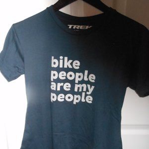Trek Women's Small Novelty t-shirt "Bike People are My People"